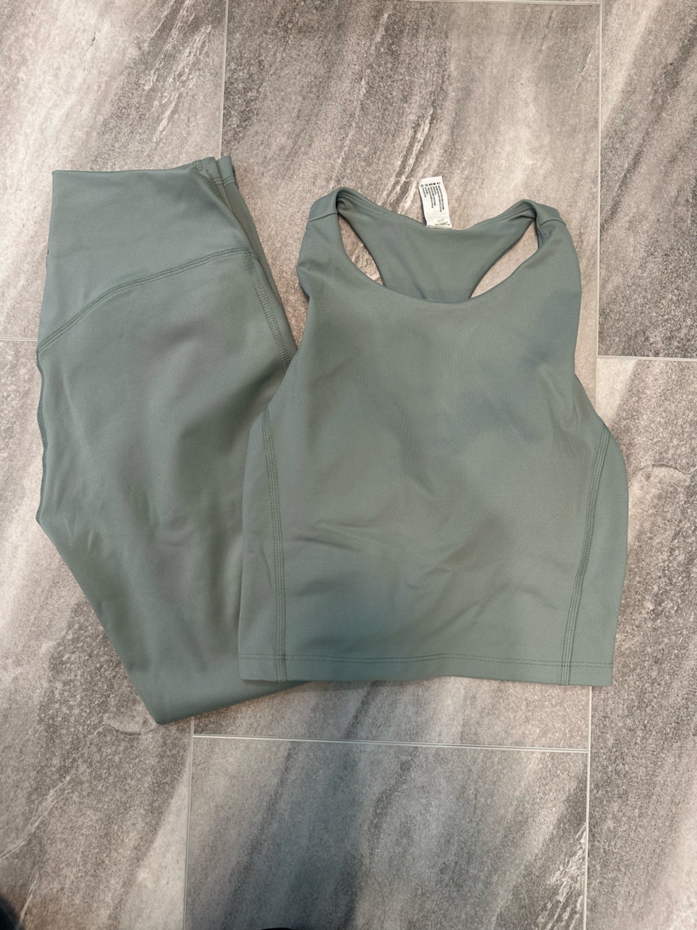 Yogalicious Sage Green Kids Tank Top
